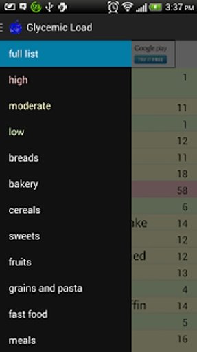 Glycemic Load截图7