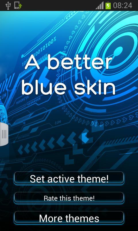 A Better Blue Skin Keyboard截图1