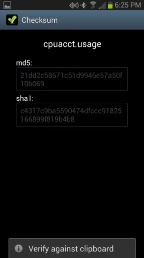 Checksum MD5 &amp; SHA1截图3