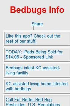 Bedbugs Info截图