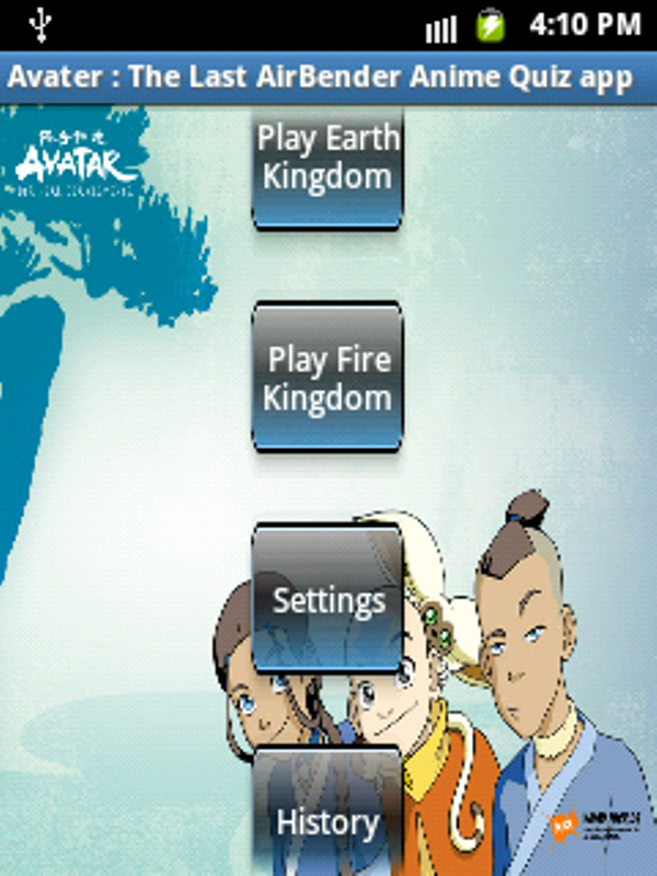 Avater : The Last AirBender Anime Quiz app截图2