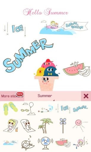 Summer Sticker TextCutie截图4