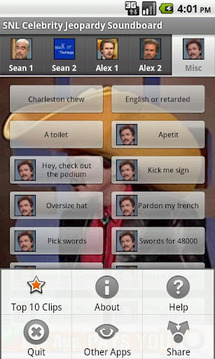 Celebrity Jeopardy Soundboard截图