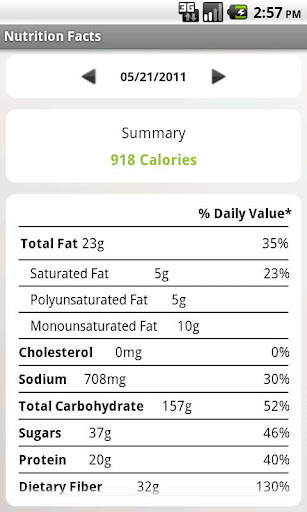 Nutrition Facts FREE截图1