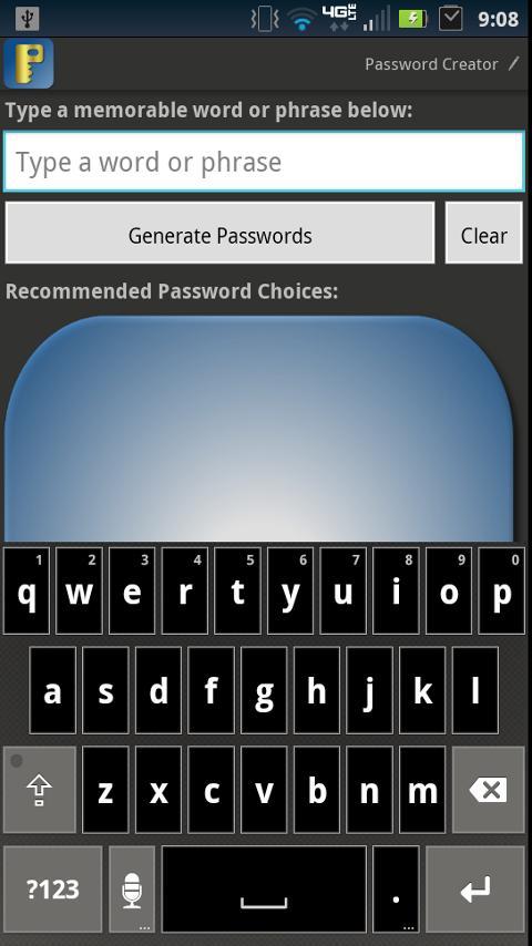 Password Prodigy Lite截图2