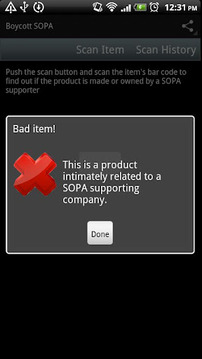 Boycott SOPA截图