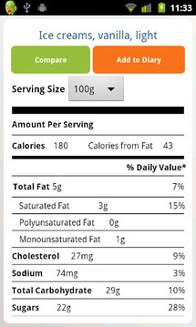 Nutrition Facts FREE截图