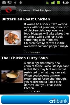 Caveman Diet Recipes! FREE截图