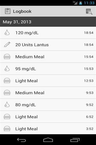 糖尿病的日志截图3