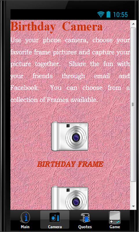 Free Birthday Photo Frame截图2