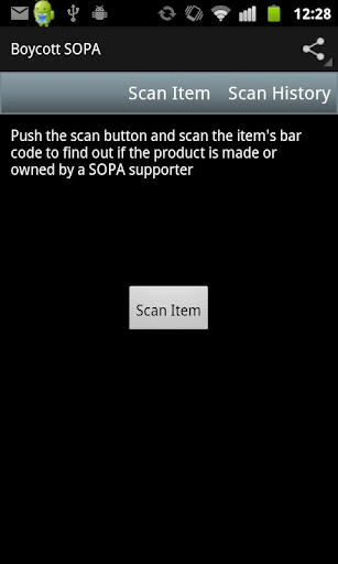 Boycott SOPA截图1