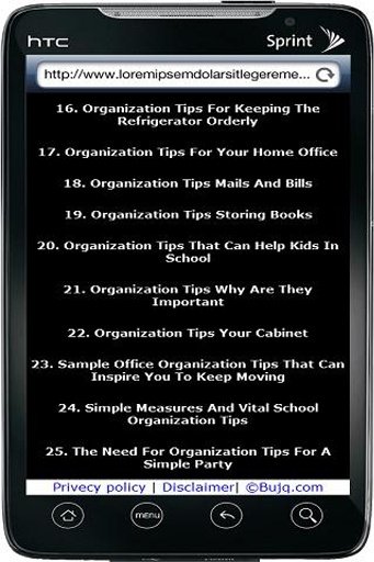 Organization Tips截图1