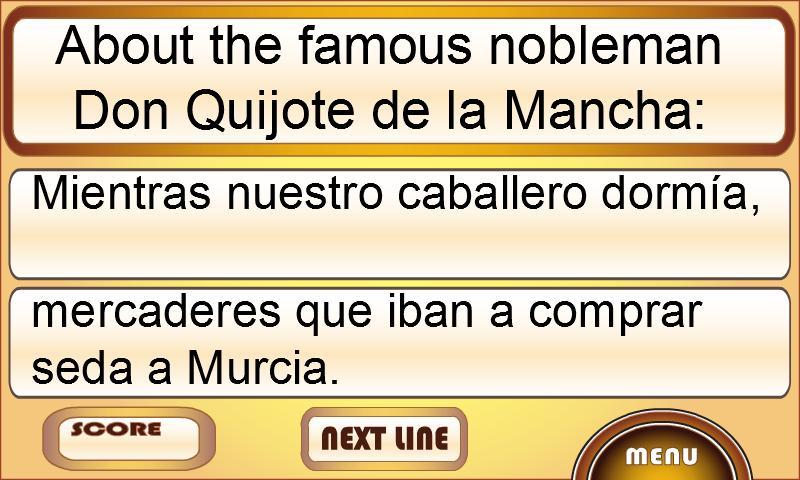 Learn Spanish with Don Quixote截图4