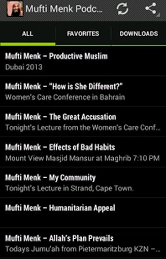 Mufti Menk Audio App截图7