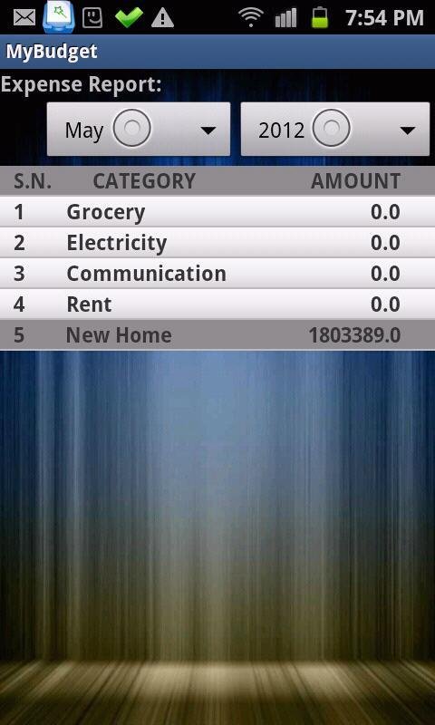 My Budget Manager截图2