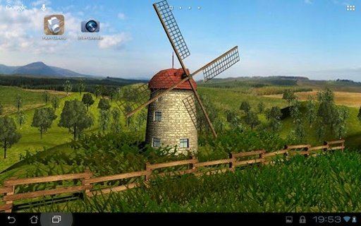 Beautiful Windmill LWP free截图8