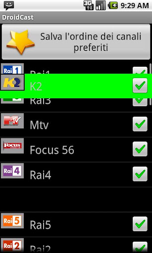 Guida TV Droidcast截图11