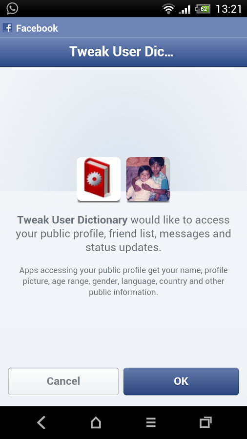 Tweak User Dictionary Keyboard截图2