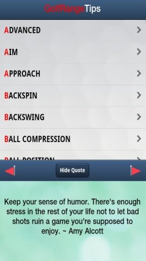 Golf Range Tips截图4