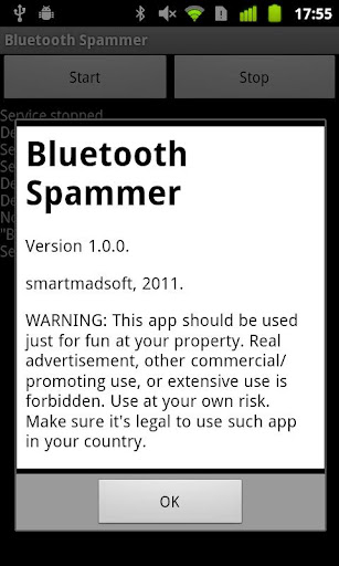 Bluetooth Spammer截图2