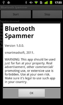 Bluetooth Spammer截图