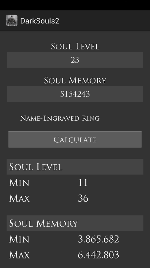 Dark Souls 2 Co-op calculator截图2