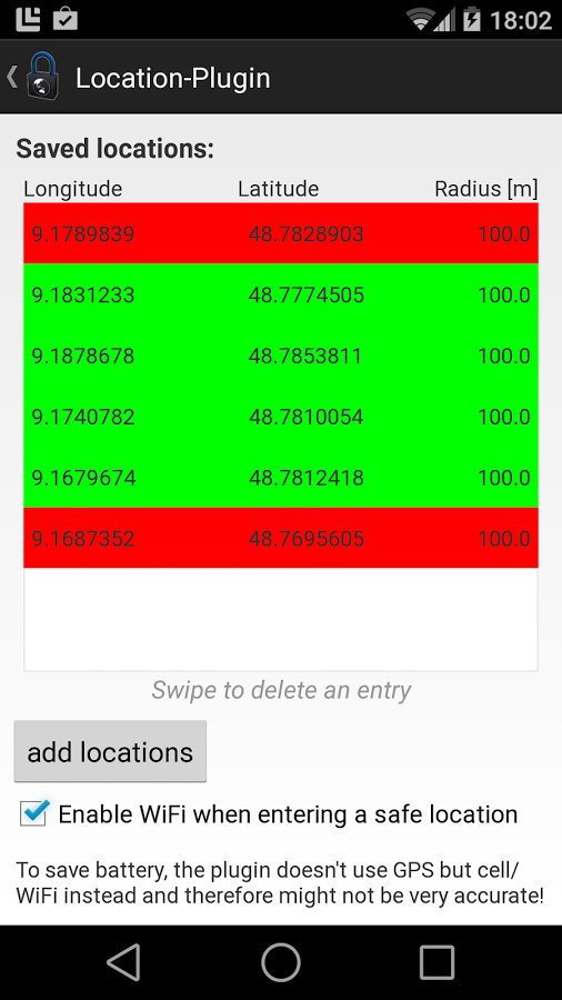 Delayed Lock Location Plugin截图1