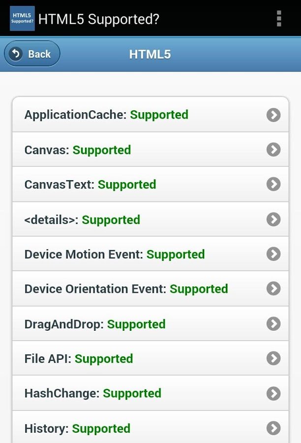 HTML5 Supported?截图1