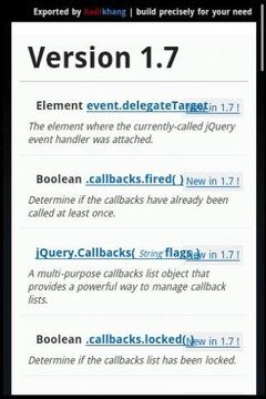 Dev Pocket Reference - jQuery截图