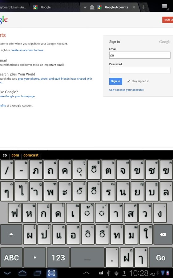 Thai Keyboard Envy Free截图4