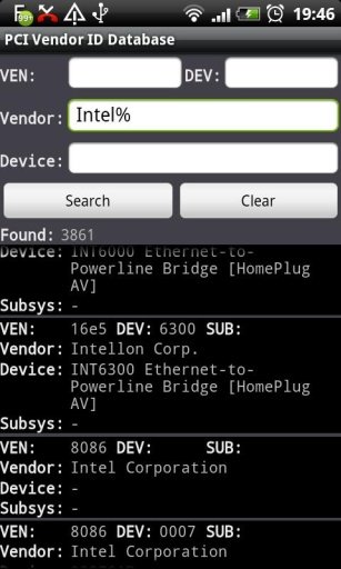 PCI Vendor/Device Database截图3