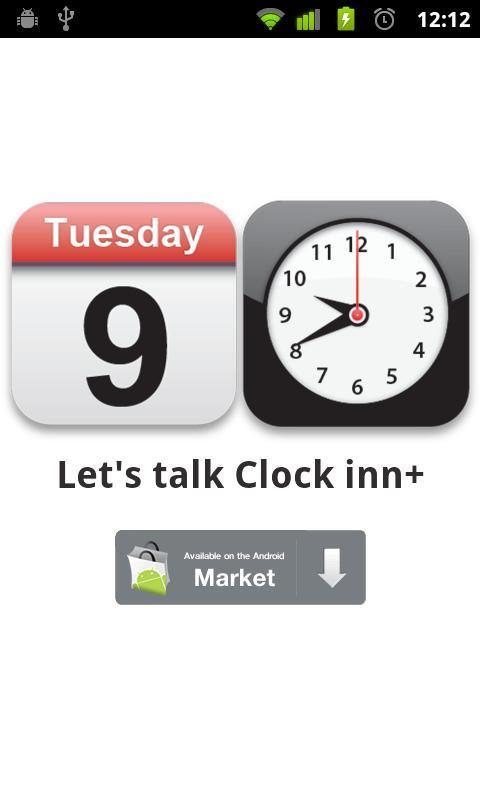 Clock inn (Clock & Cal Widget)截图4