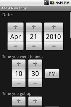 我的睡眠日记测试版截图