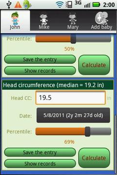 Growth Chart Lite截图