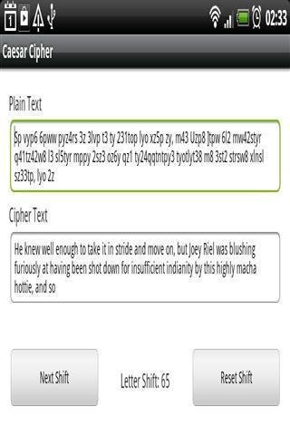 凯撒密码 Caesar Cipher截图1