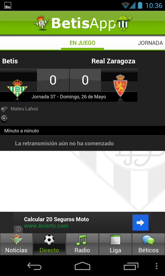 Betis App Lite截图8