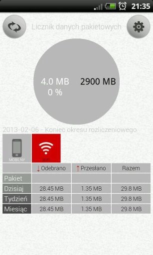 Licznik Danych 3G/Wi-fi截图4