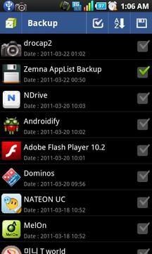 Zemna AppList Backup截图