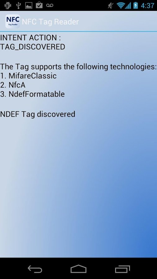 NFC Tag Reader截图2