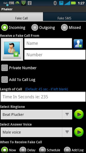 Phaker - Fake Call &amp; SMS截图3