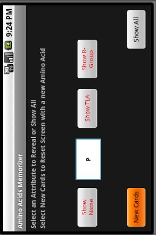 Amino Acid Memorizer截图2