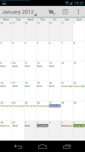 Calendar Droid Free截图1