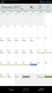 Calendar Droid Free截图