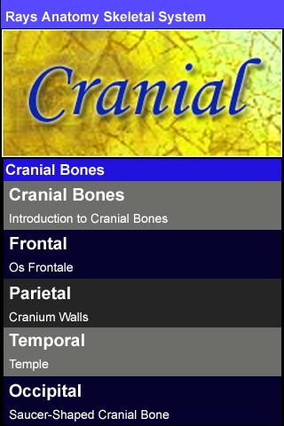 Rays Anatomy Skeletal System截图6