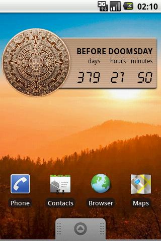 Mayan Doomsday Widget截图2