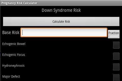 Pregnancy Risk Calculator截图2