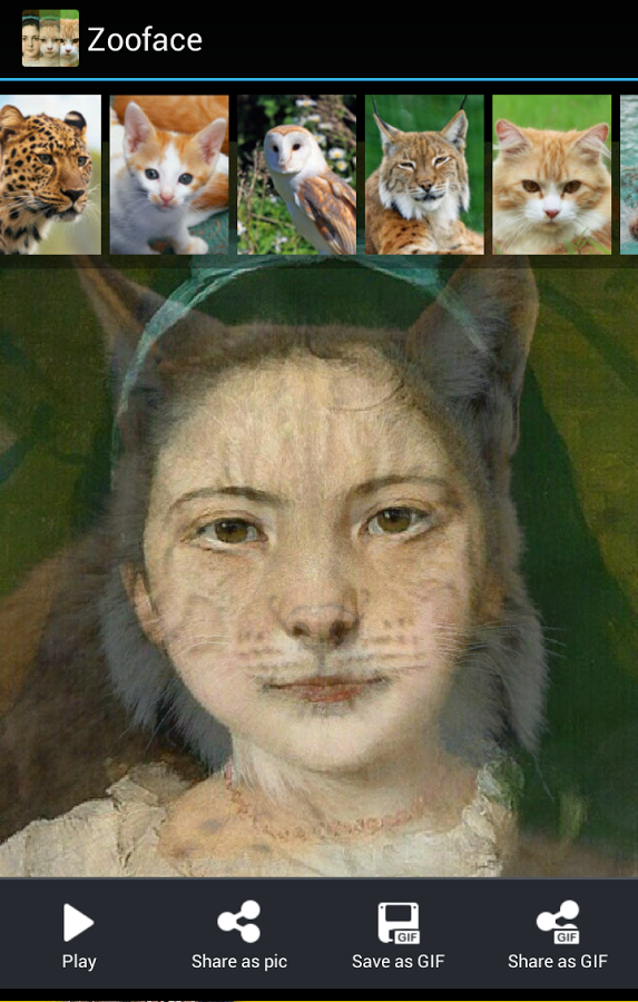 Zooface - GIF Animal Morph截图6