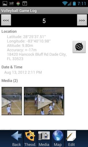 Volleyball Game Log截图1