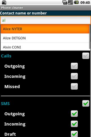 Phone Cleaner Free- sms/calls截图2