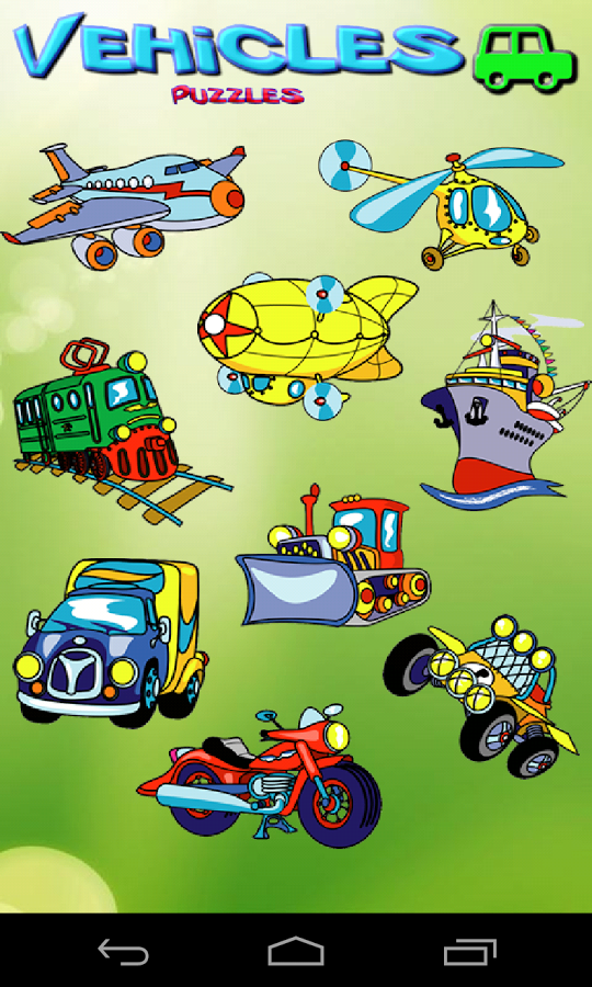 Vehicles Puzzles截图6